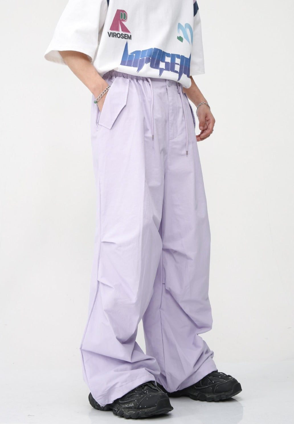 Loose Parachute Pants