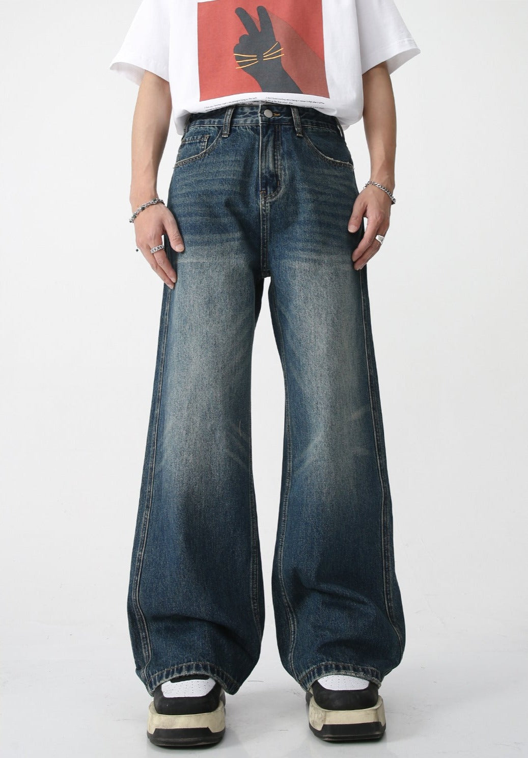 Estation Wide Leg Denim