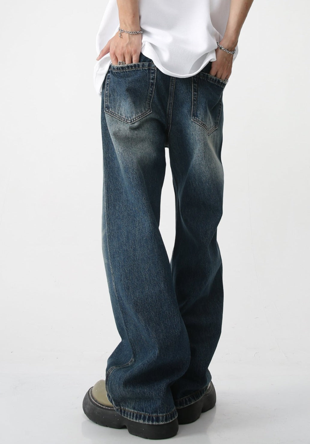 Estation Wide Leg Denim