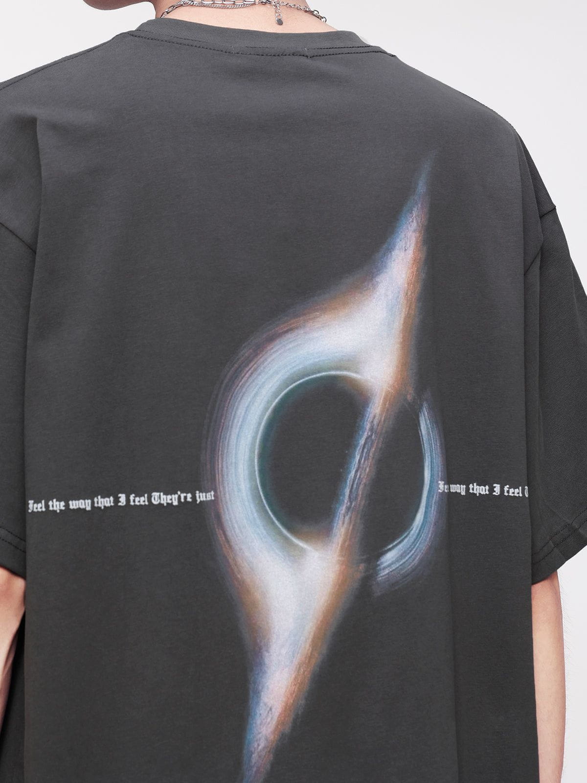 Modea  Black Hole Print T-Shirt