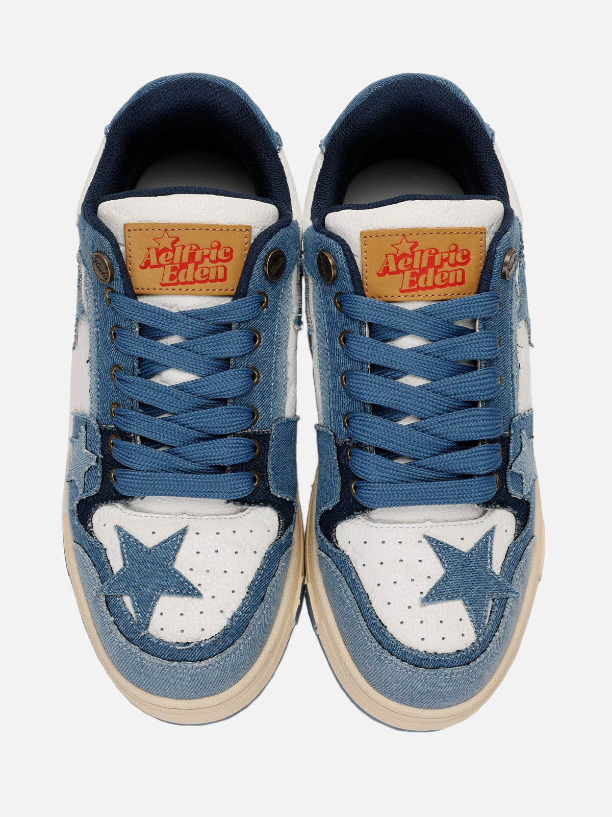 Starry Climb Stars Lässige All-Match-Denim-Skateschuhe