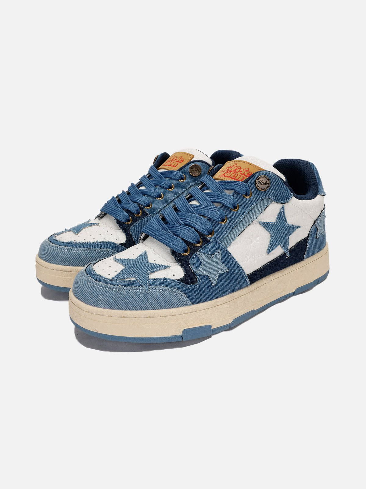 Starry Climb Stars Lässige All-Match-Denim-Skateschuhe