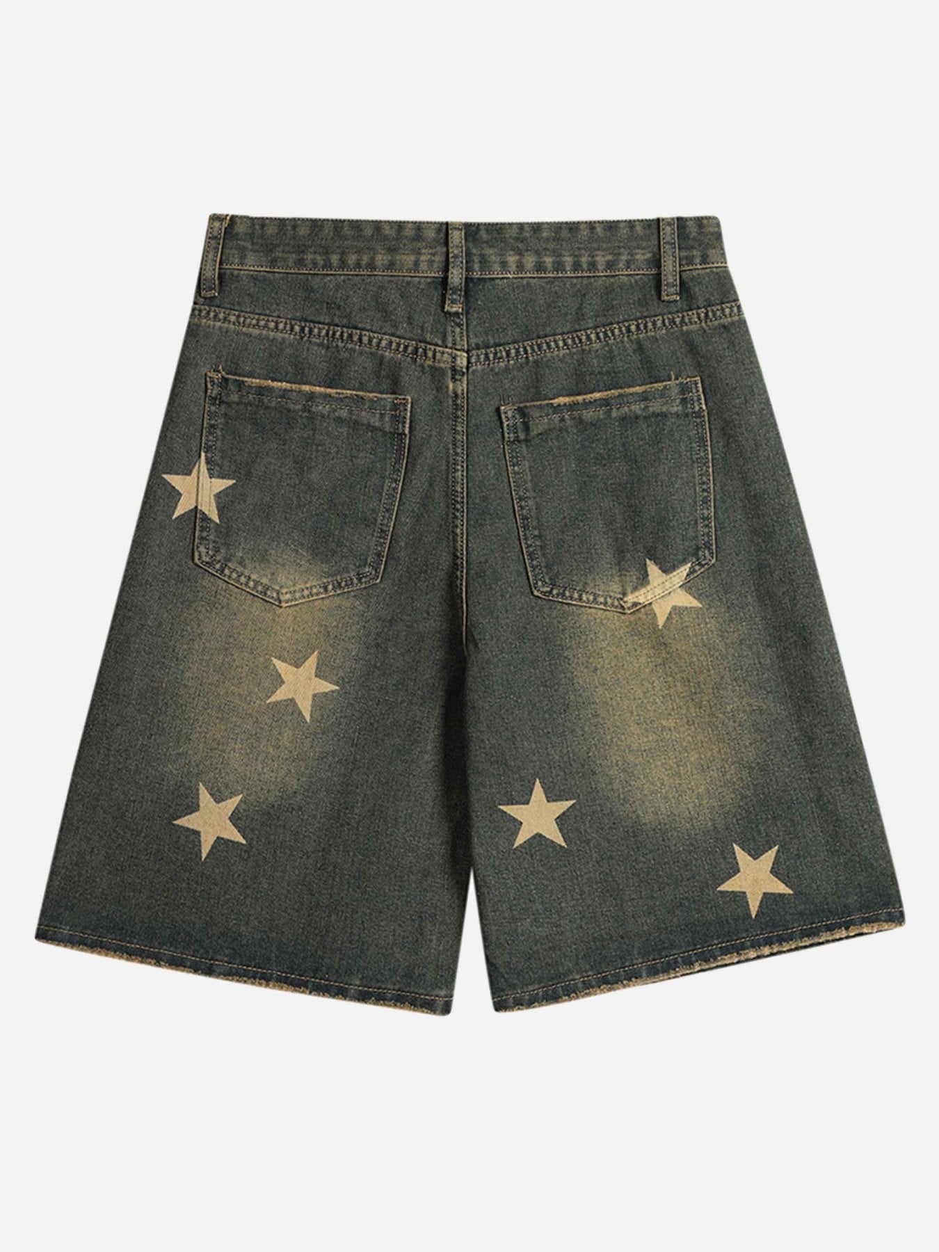 Stars Loose Wide Leg Jorts