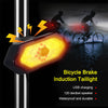 Waterproof LED Rear Light for Night Riding, Remote Control for Mountain Bike