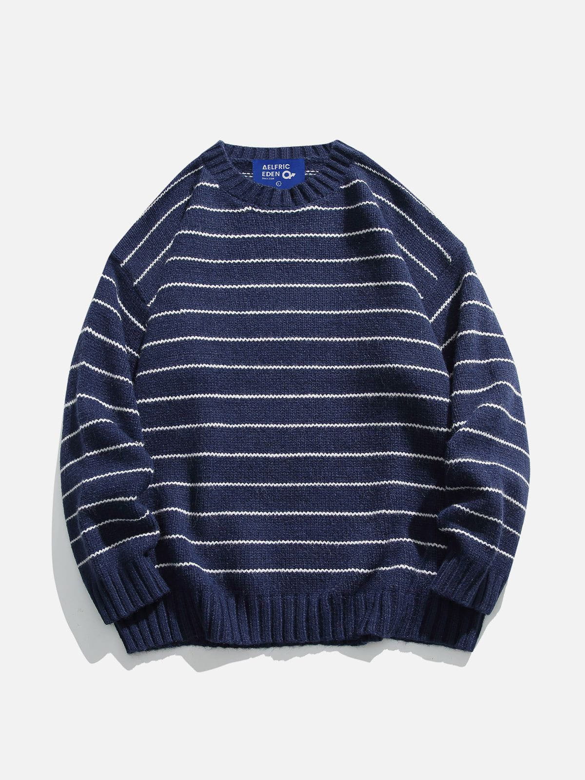 Modea  Solid Stripes Sweater