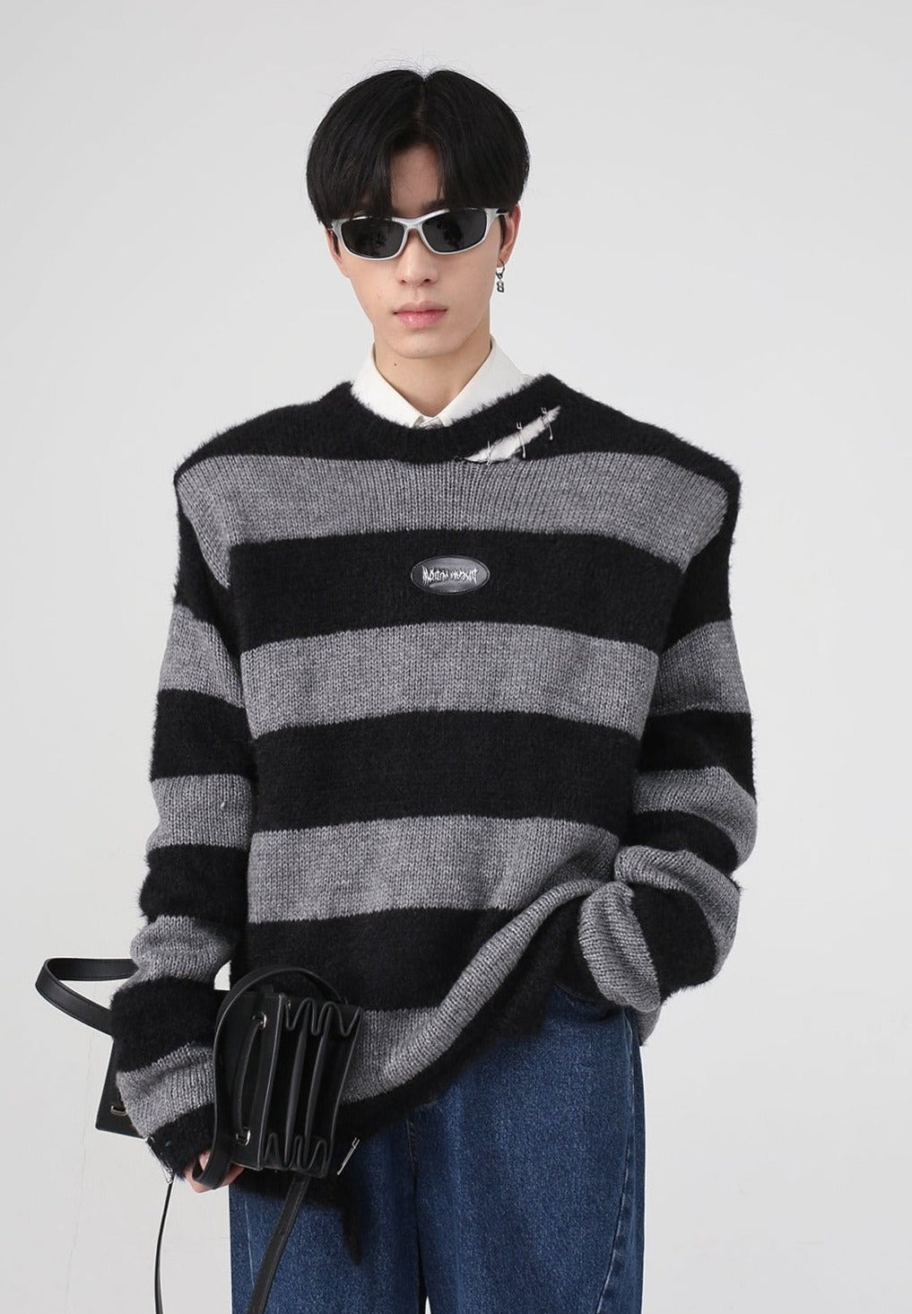 Striped Knit Sweater