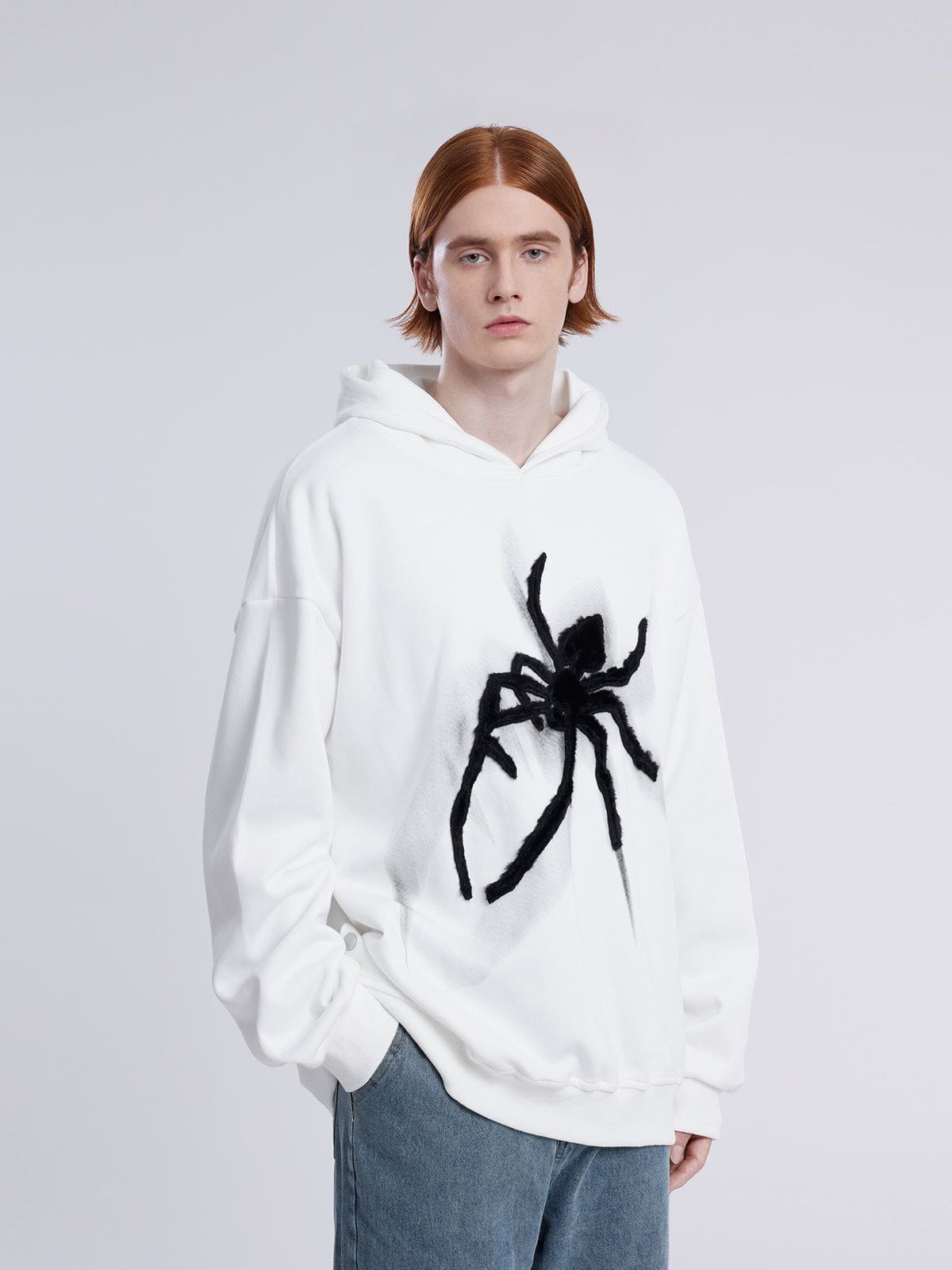 Modea Spider Towel Embroidery Hoodie