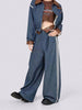 Modea Vintage Denim-Jacquard-Set