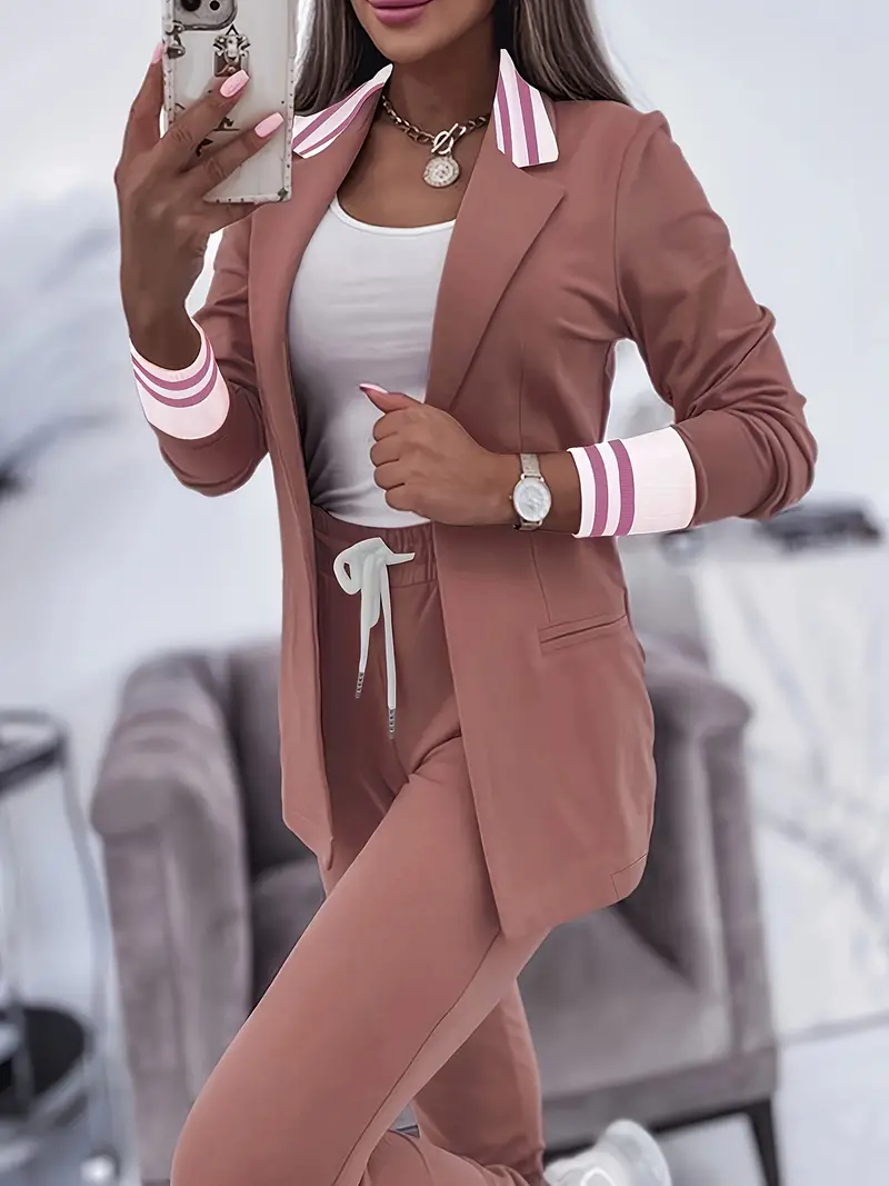 Sporty Chic Blazer Set