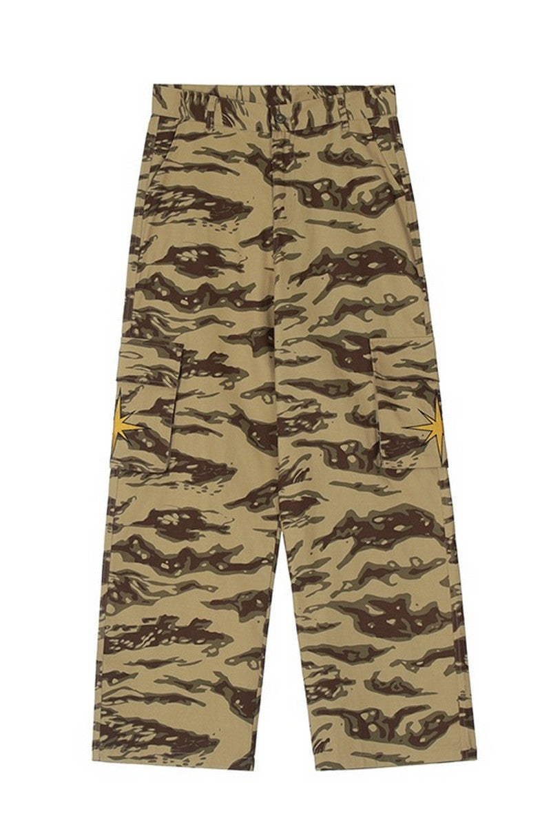 "KB" Camouflage Cargo Pants