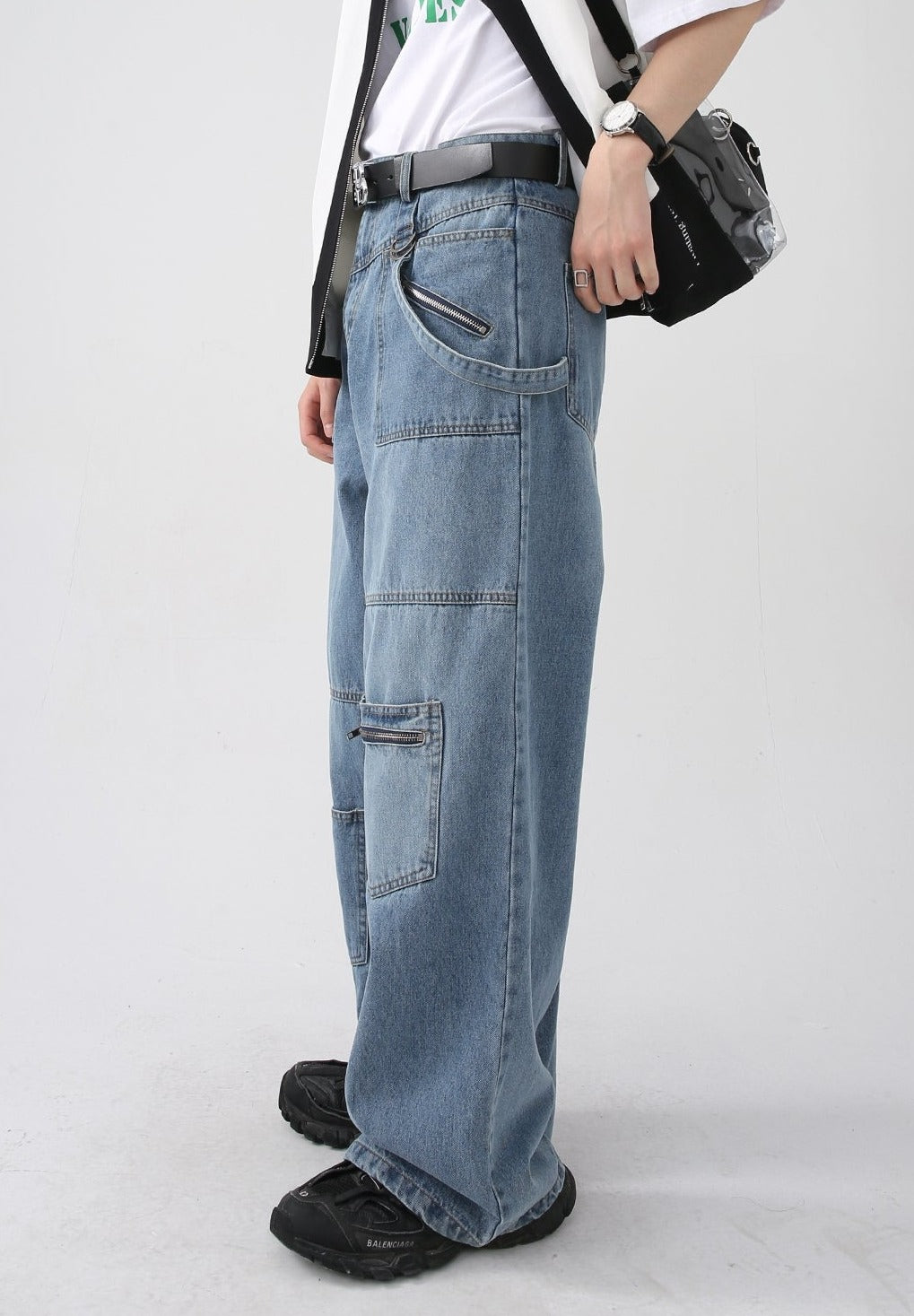 Leg Pockets Denim