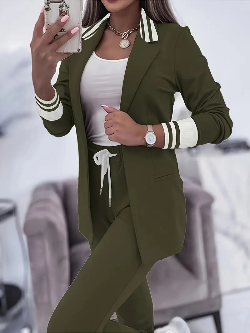 Sporty Chic Blazer Set