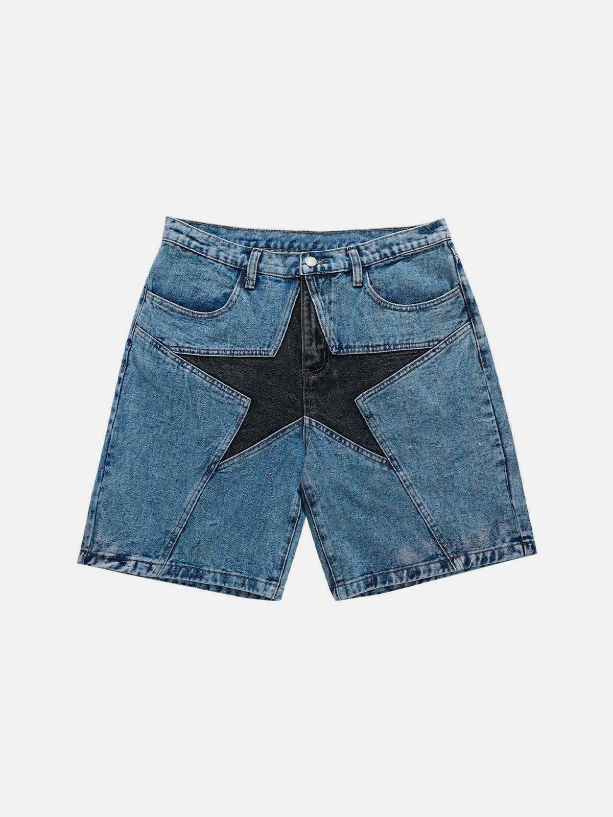 Modea Star Patchwork Jorts