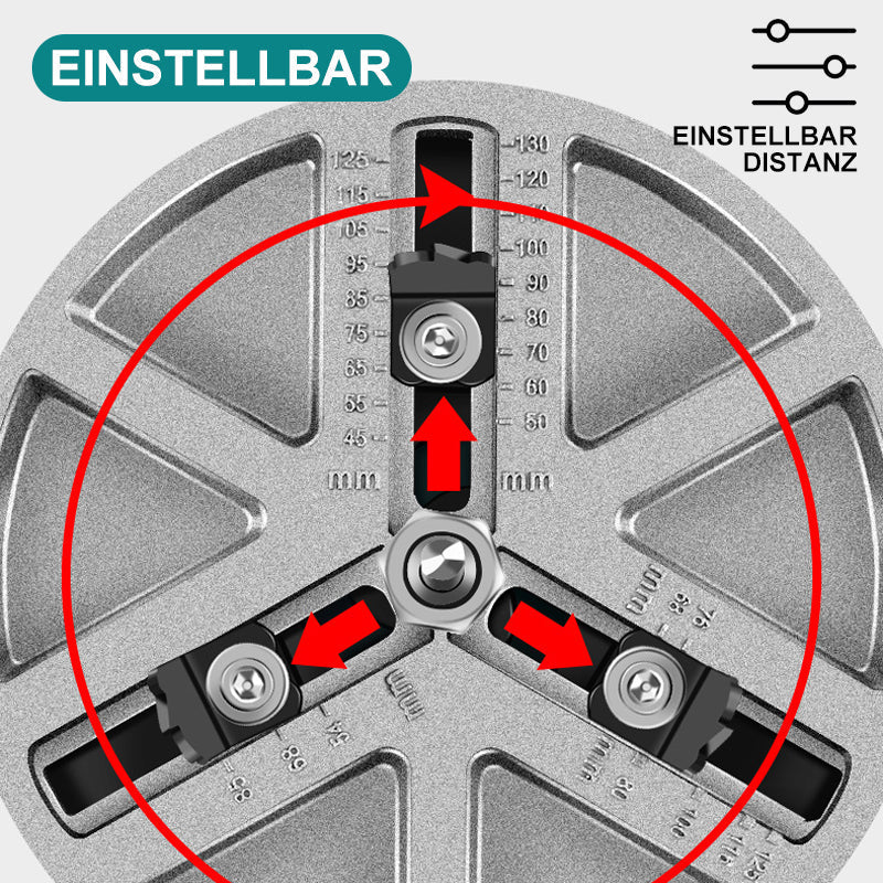 Verstellbarer Lochöffner für Holzbearbeitung