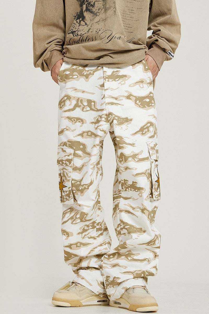 "KB" Camouflage Cargo Pants