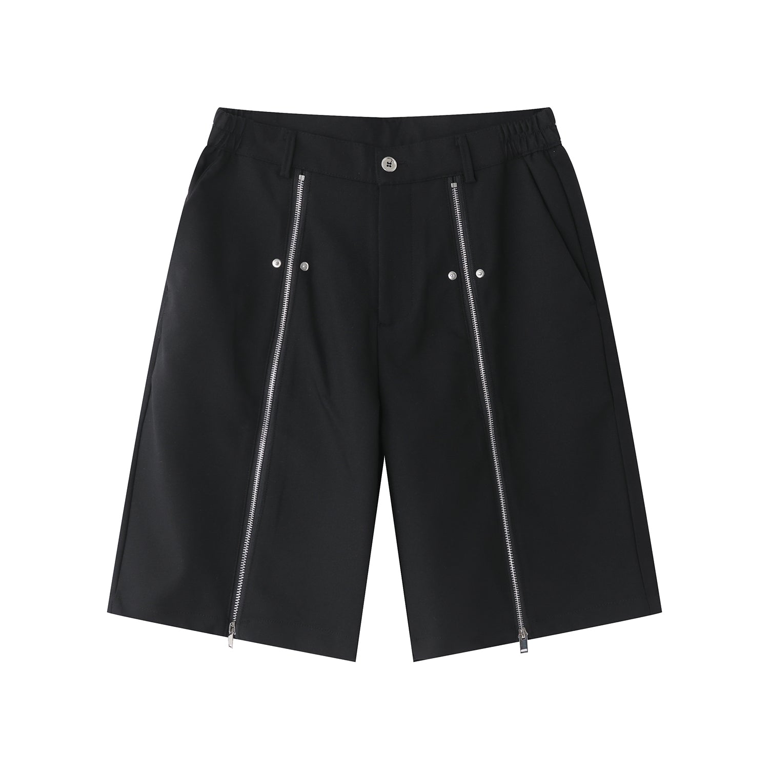 Zip Detail Shorts