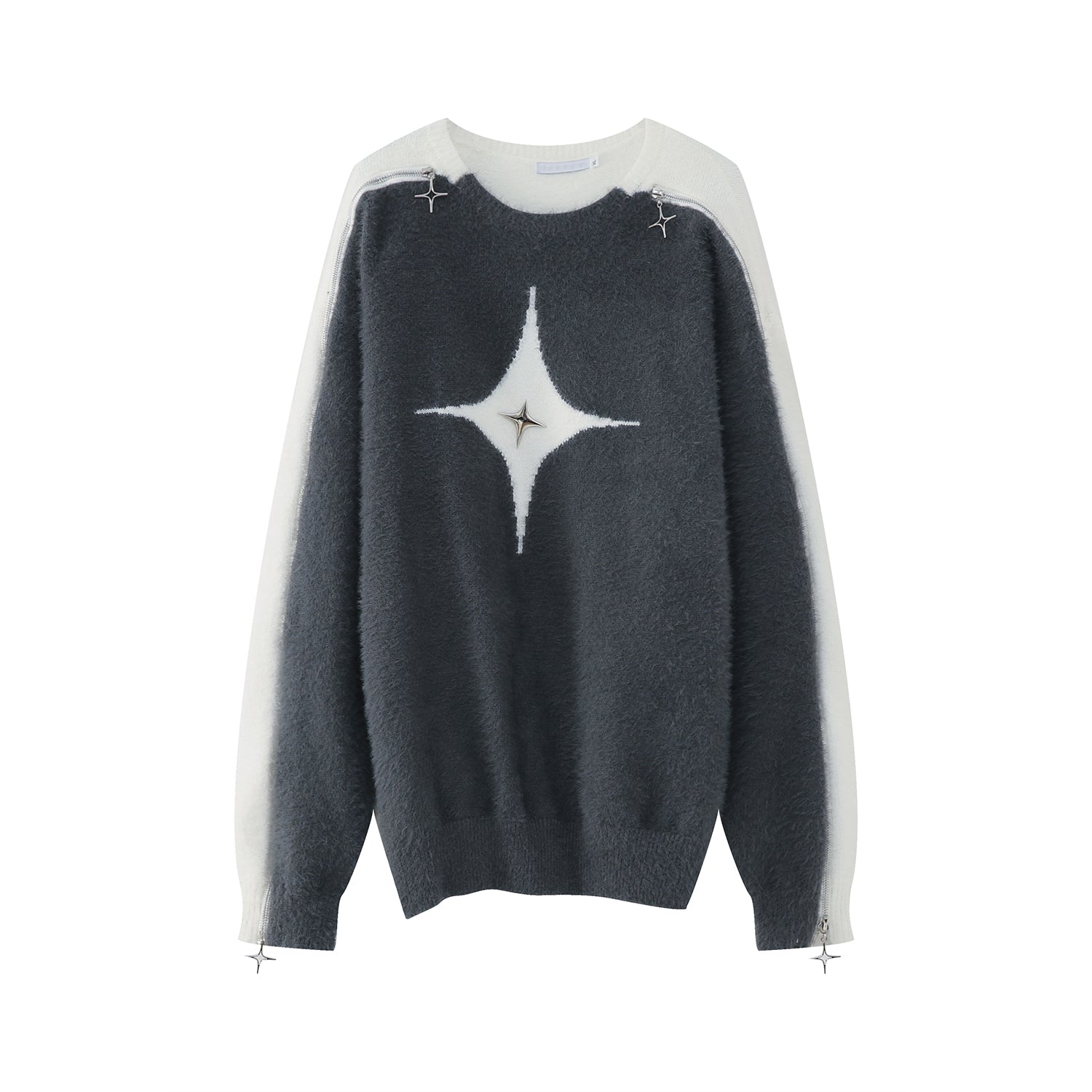 Star Mohair Knit Sweater