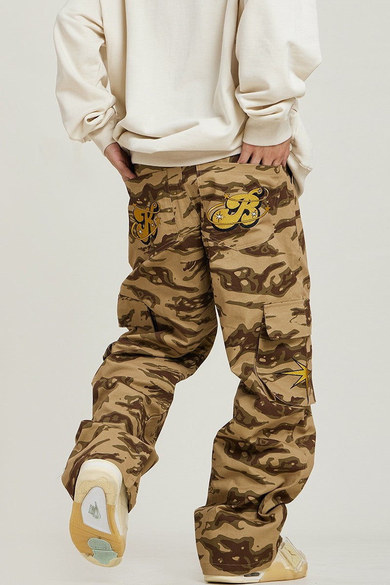 "KB" Camouflage Cargo Pants