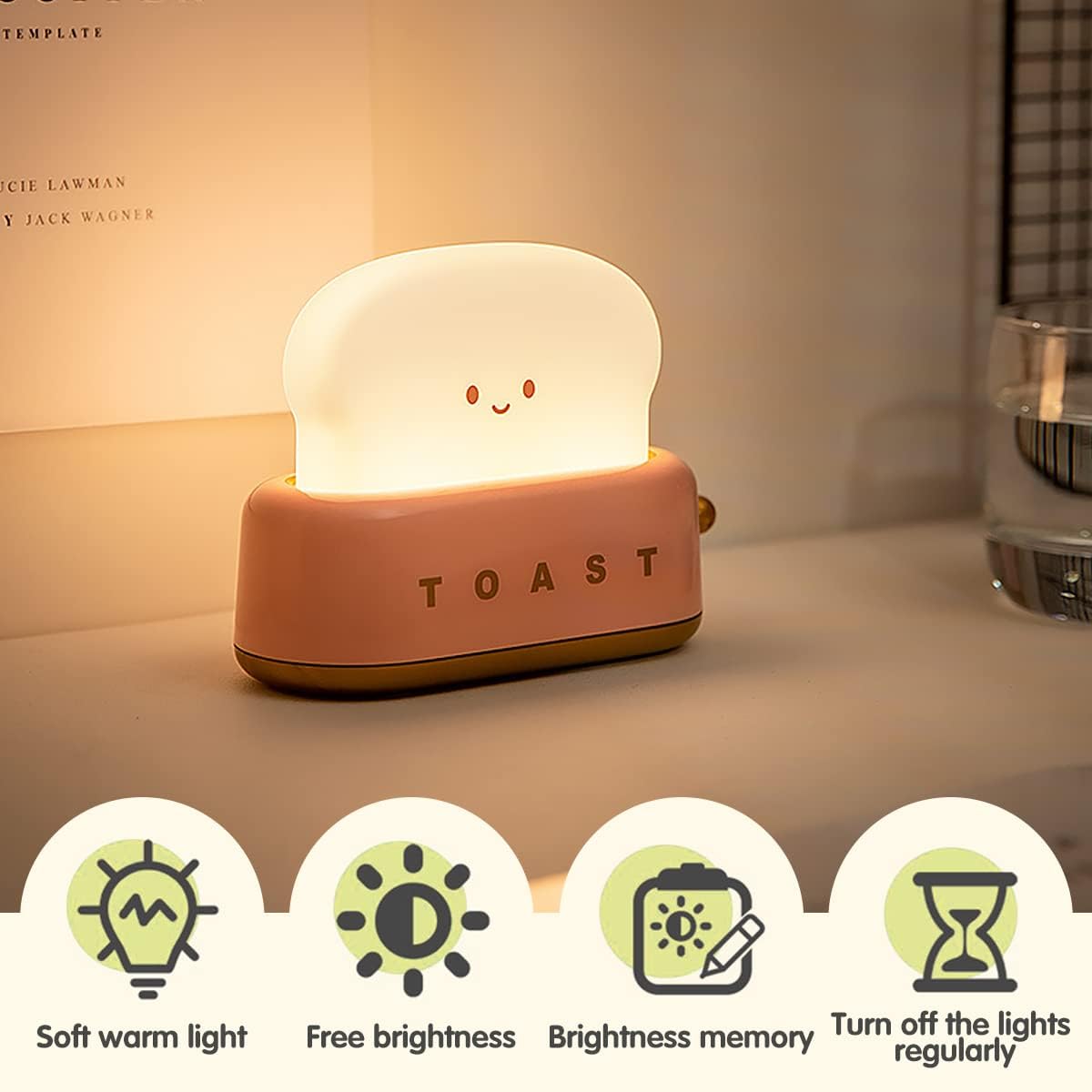 Toasty™ | Cute Toaster Night Light