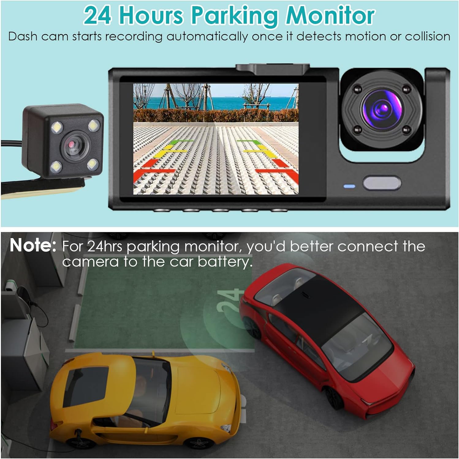 VisionSafe™ Pro - Full HD Dash Camera for Rideshare Drivers