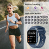 Smartwatch for Men and Women, 1.85 Inch Touchscreen Smart Watch with Bluetooth Calls, IP68 Waterproof Fitness Watch with Heart Rate Monitor, Sleep Monitor, Pedometer, Sports Watch for iOS Android,