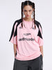 Modea  Pink Colorblock Racing T-Shirt