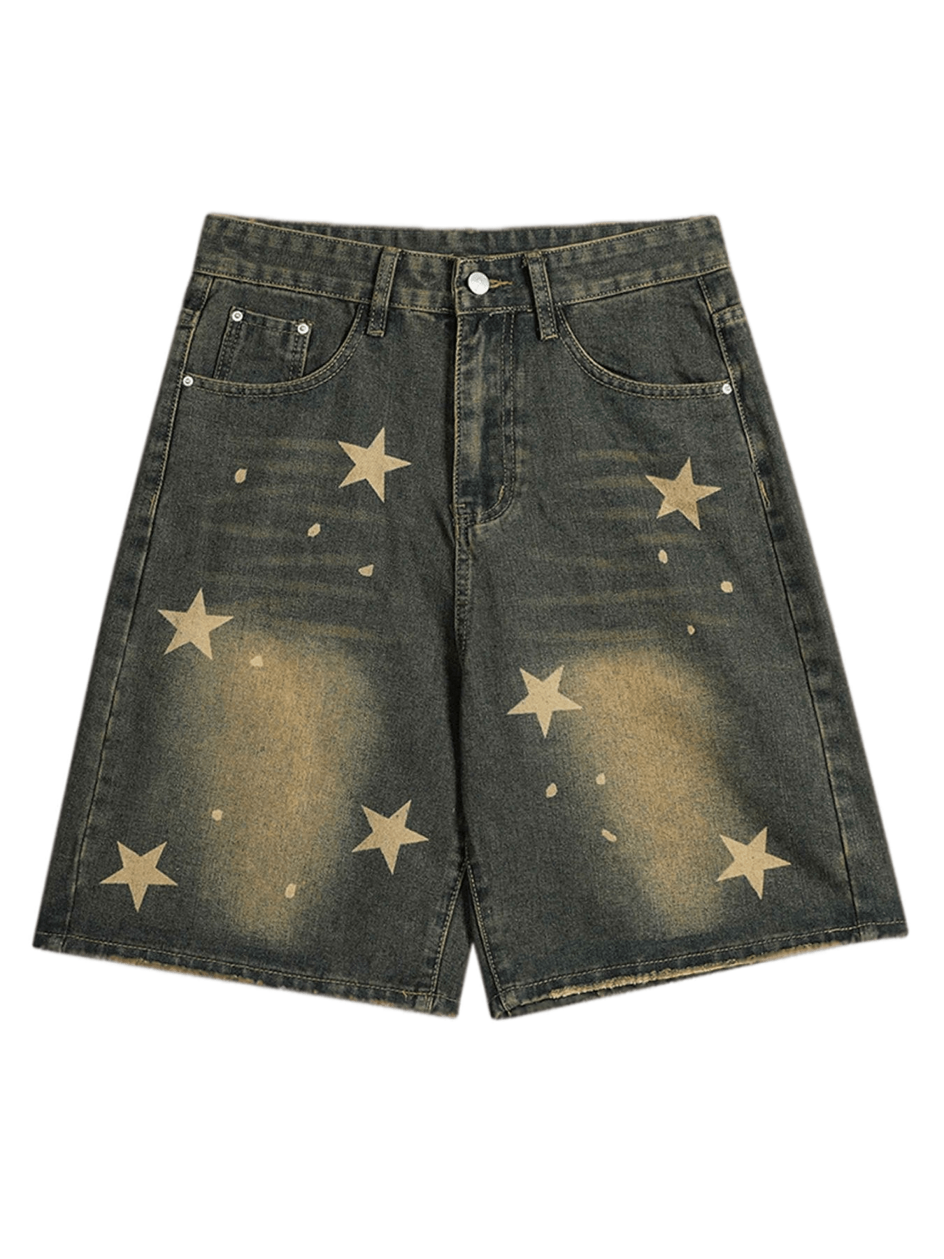 Stars Loose Wide Leg Jorts