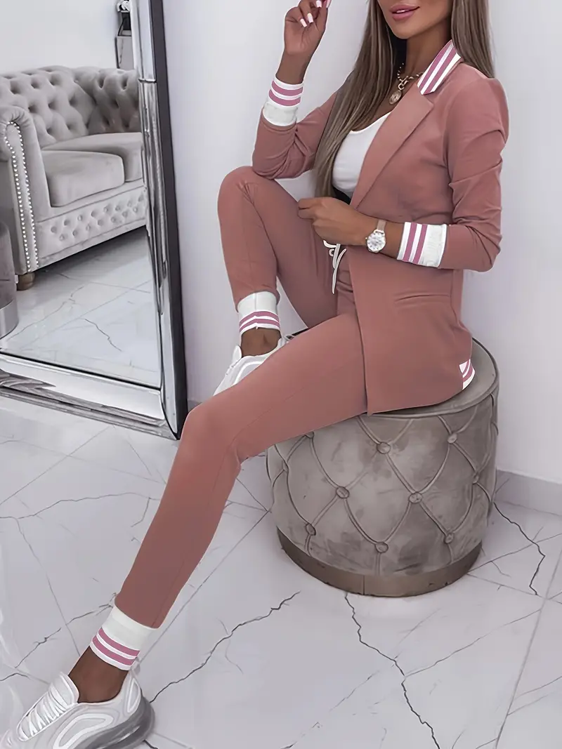 Sporty Chic Blazer Set