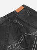 Spider Web Denim Cargo