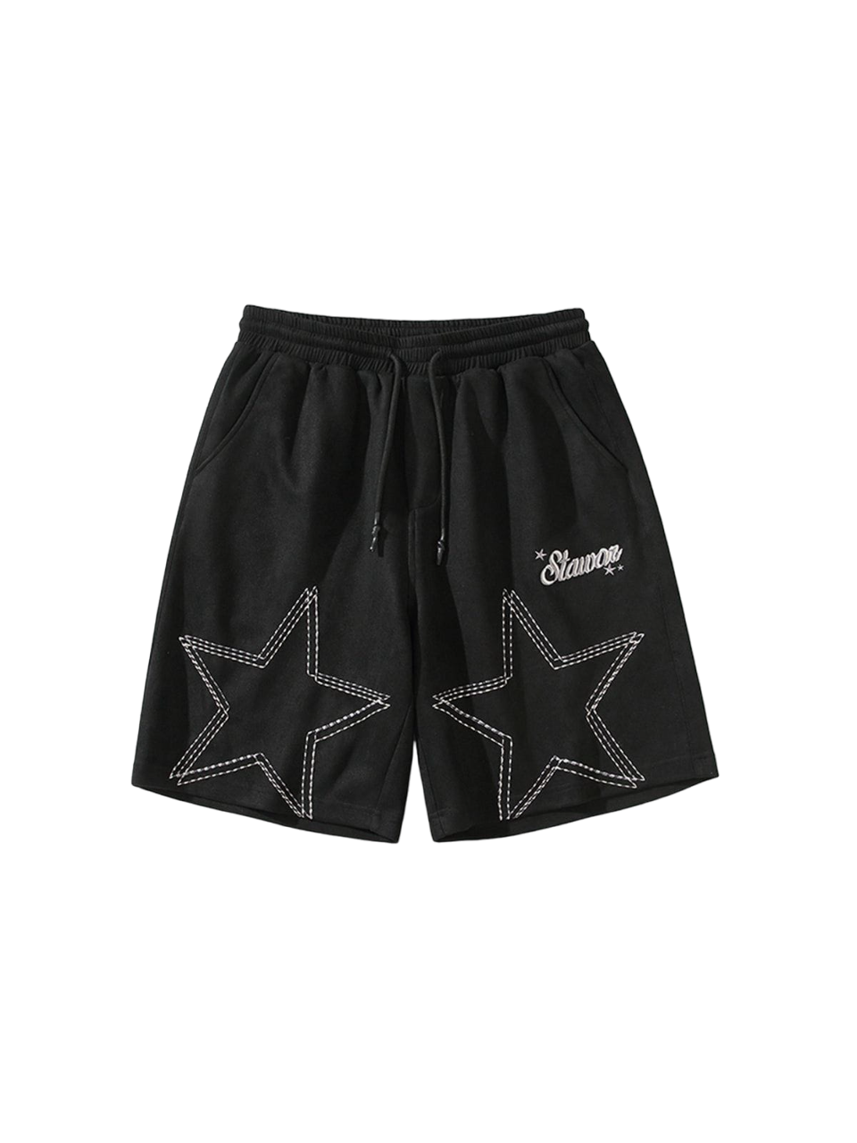 Stitched Star Shorts