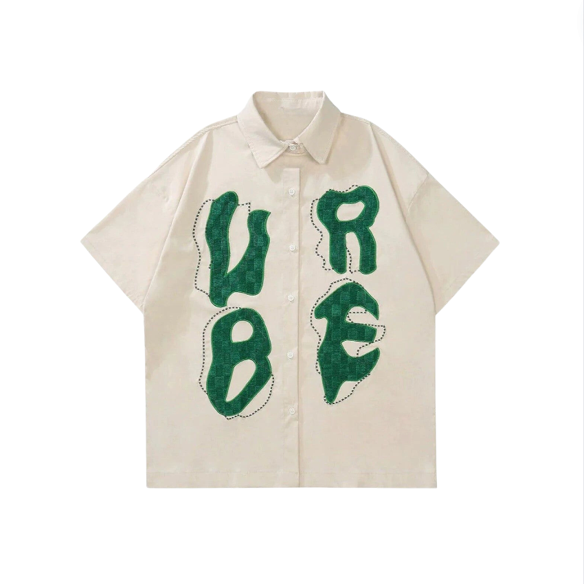 Letters Short Sleeve Shirt