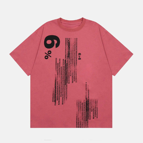 6% Letter Graphic T-Shirt