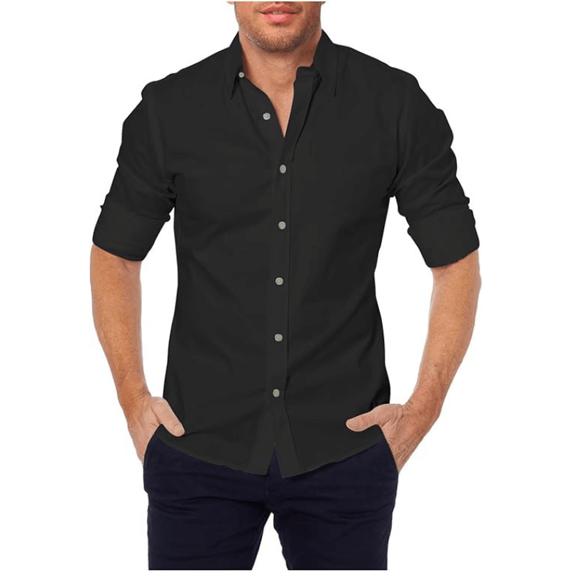 Oxford Zip Shirt | Hemd für Herren