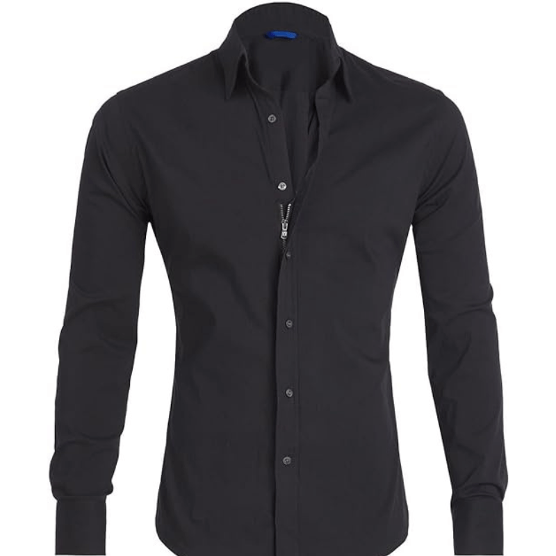 Oxford Zip Shirt | Hemd für Herren