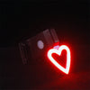 Heart-Shaped LED Bike Light