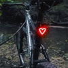 Heart-Shaped LED Bike Light