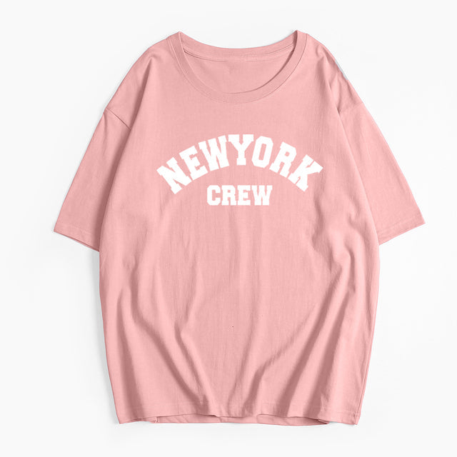 100% Baumwoll NEW York Crew T-Shirt