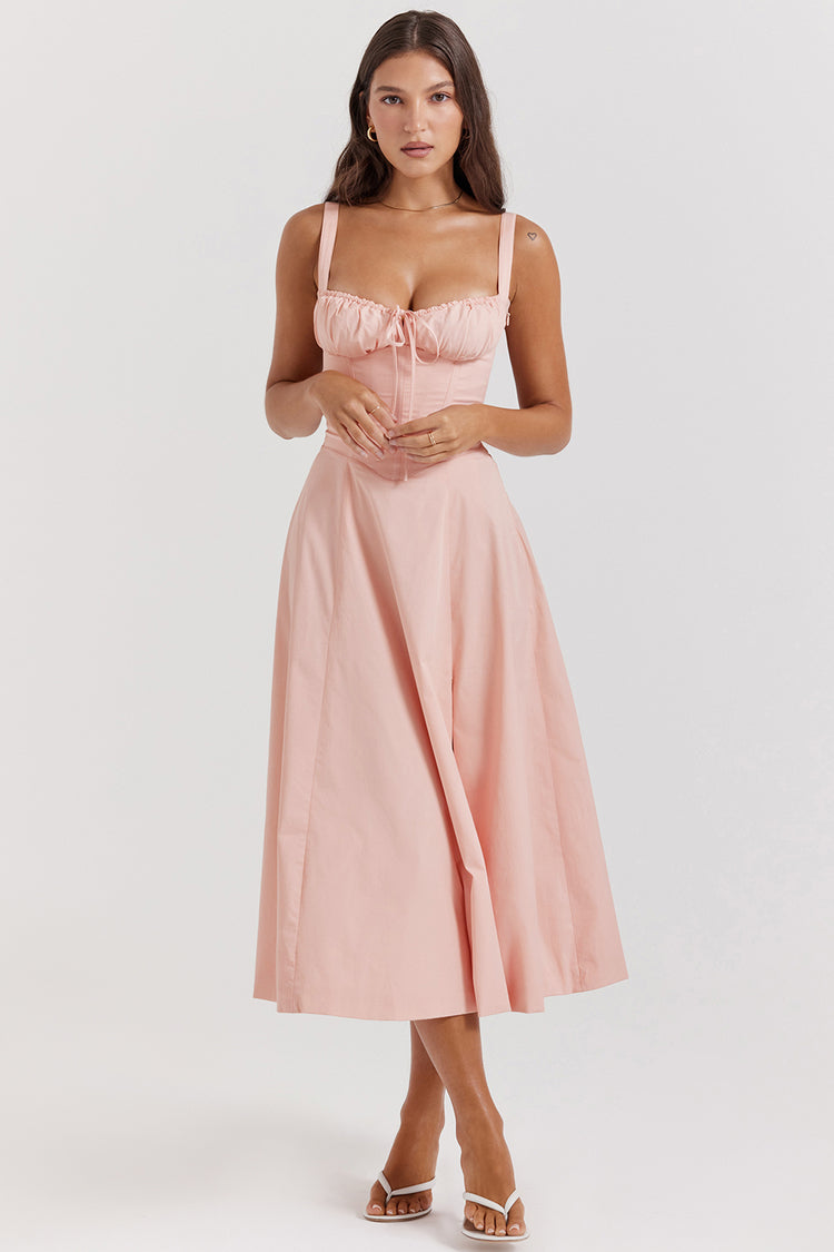 Blumiges Sommer-Midikleid