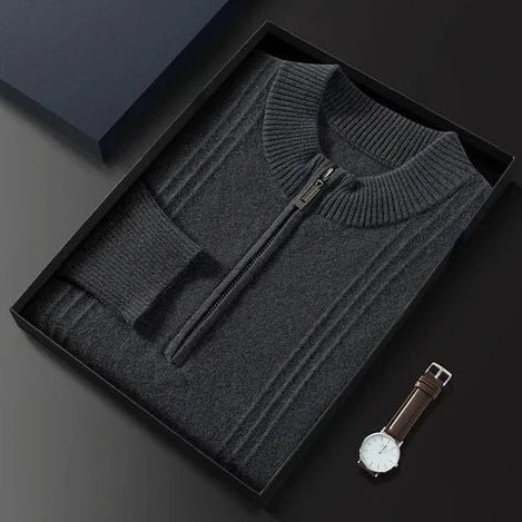 100% Cashmere Half Zip