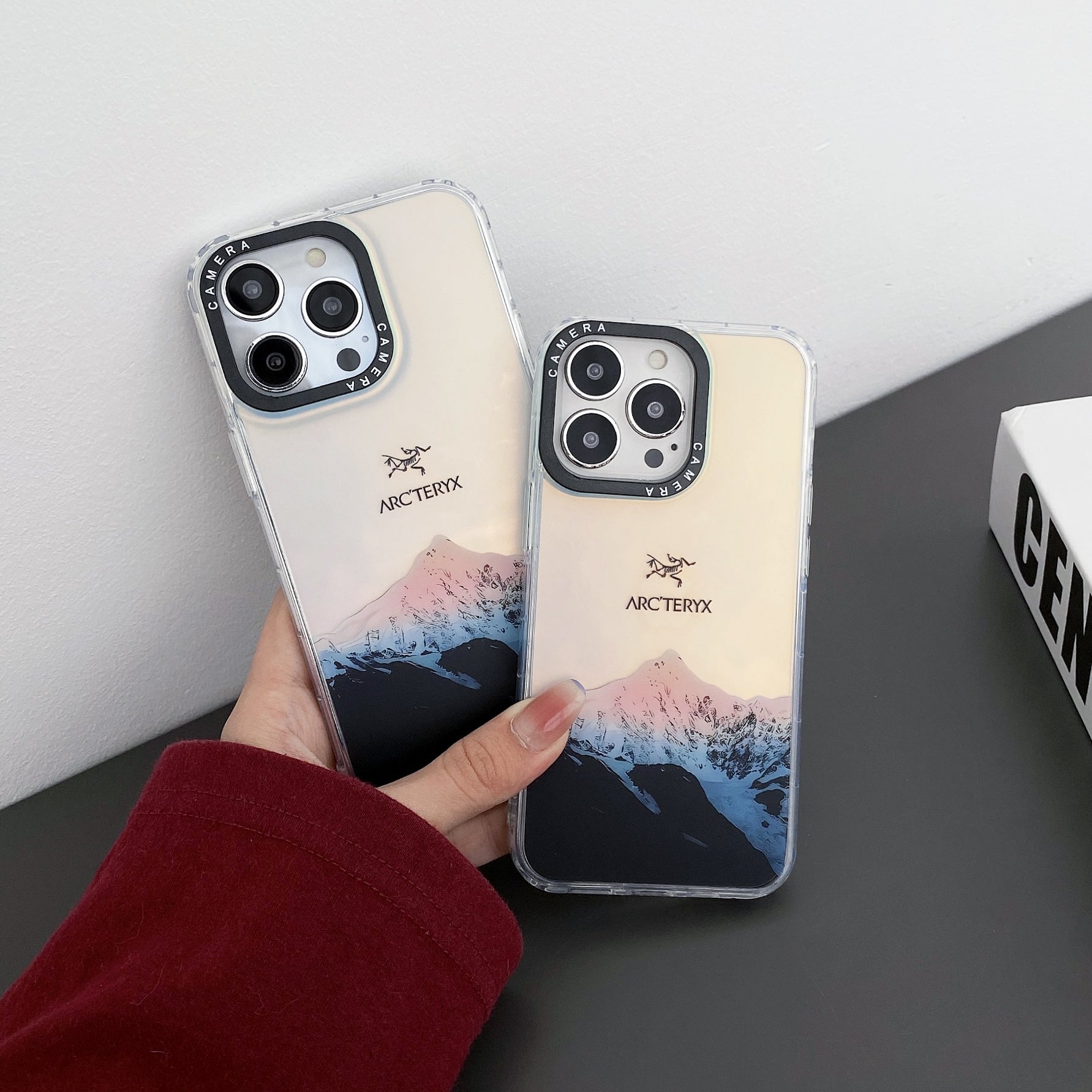 Laser Snow Mountain iPhone Case