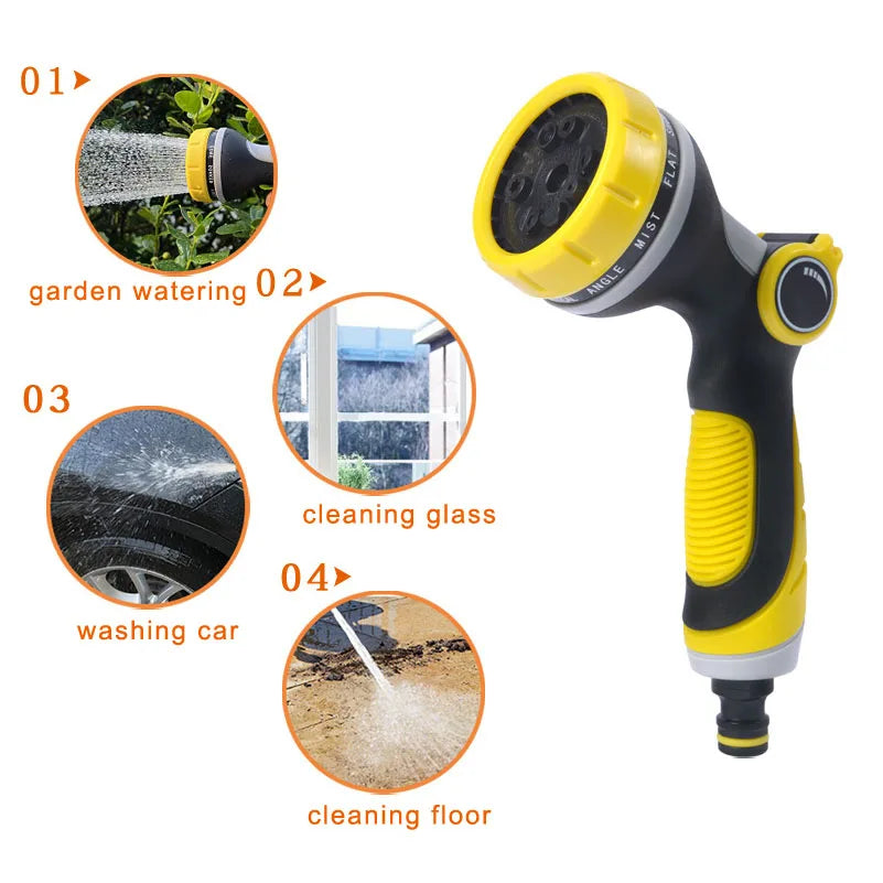 MultiSpray Gartenbrause - 10-in-1 Multifunktionssprühkopf