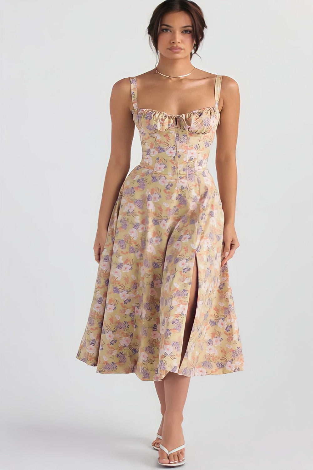 RosaBlossom Vintage Sommerkleid