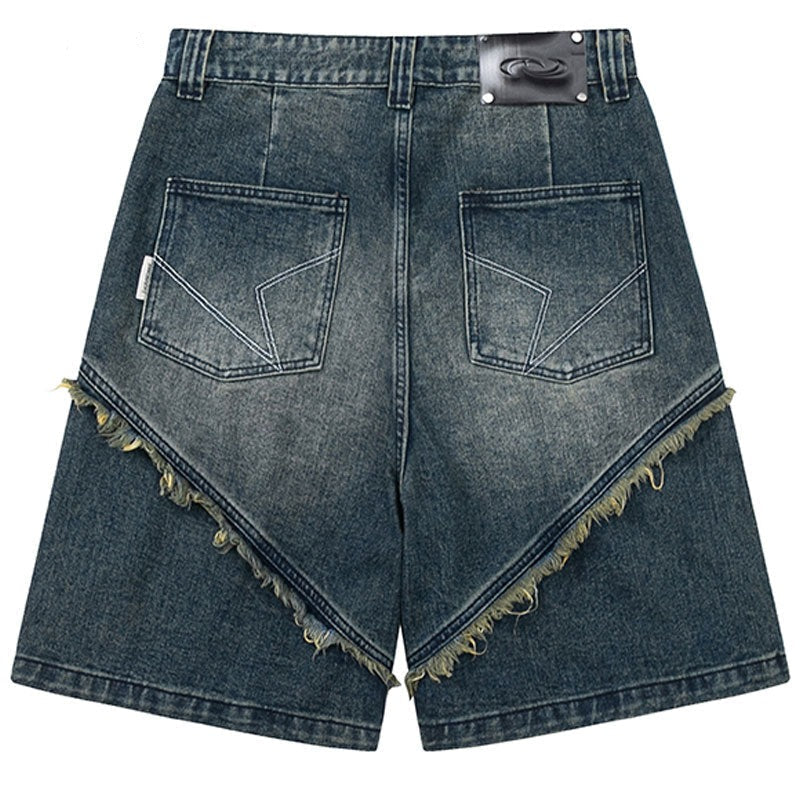 Stripe Distressed Jorts