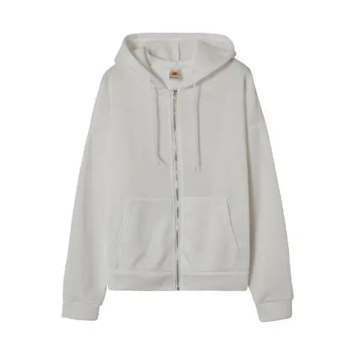 Schlicht Zip-Hoodie für Frauen