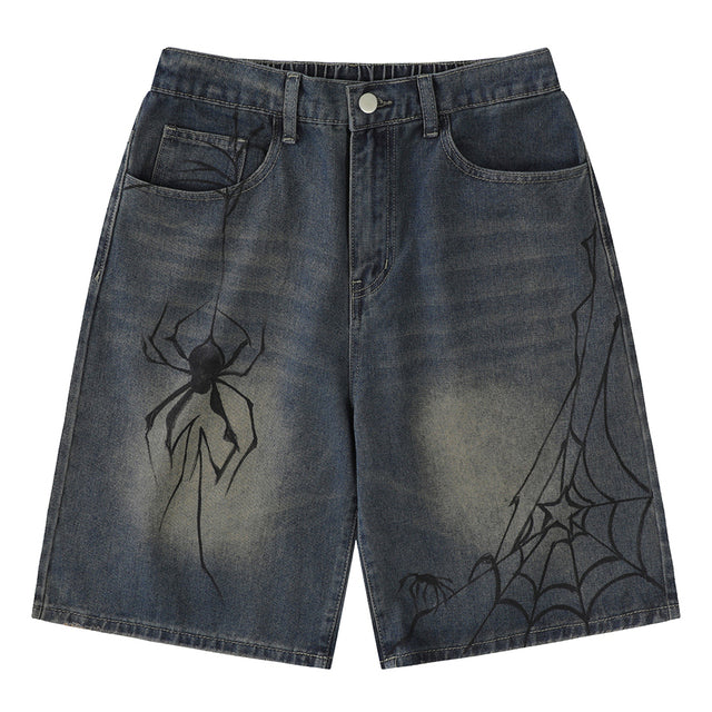 Web Washed Jorts