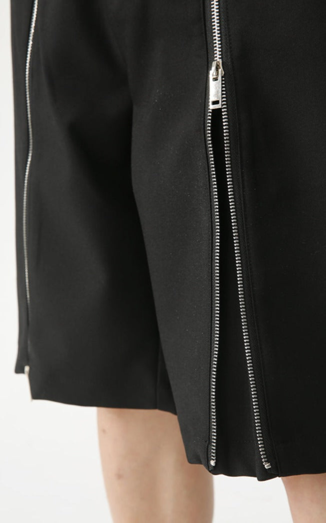 Zip Detail Shorts