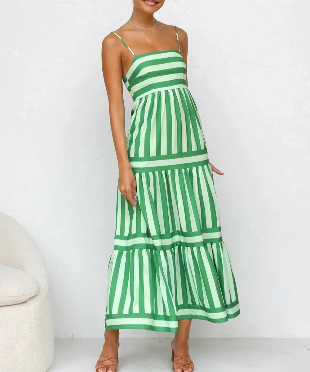 SpringMeadow™ | Candy Stripe Maxi Dress