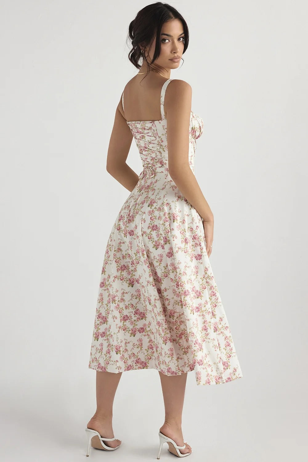 RosaBlossom Vintage Sommerkleid