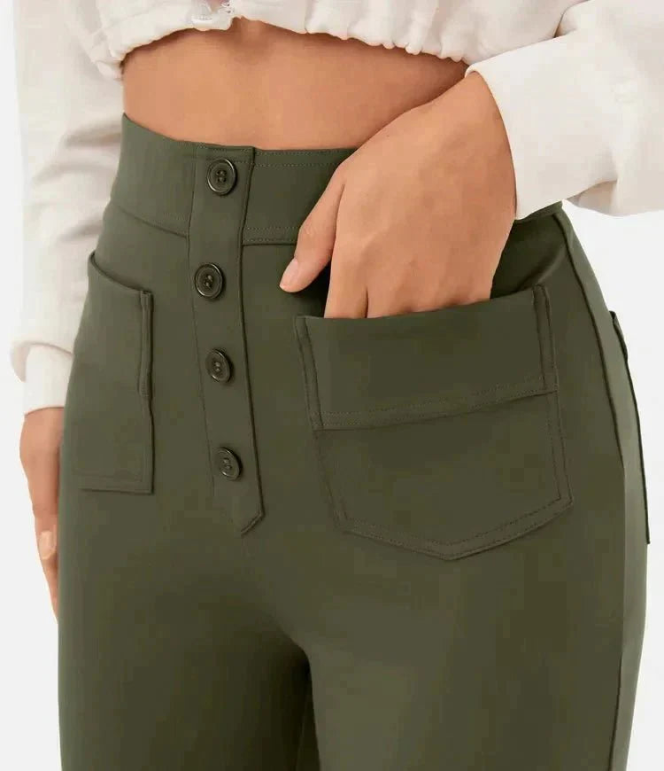 Emma™ | High Waisted Elastic Pants