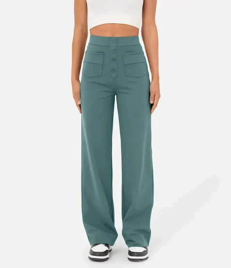 Emma™ | High Waisted Elastic Pants